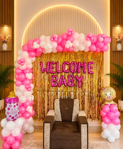 Balloons decorations services Available