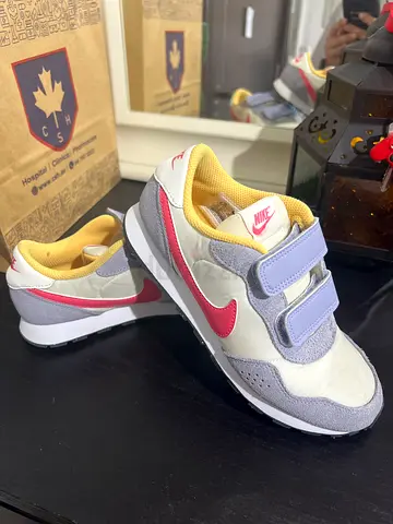 Kids Nike Velcro Sneakers - Size TBC, Good Condition