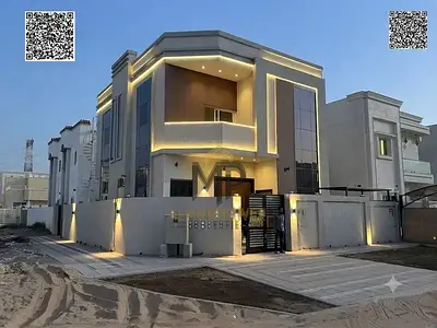 Luxury villa for sale in Al Yasmeen, featuring modern design and high-end finishes; includes air co