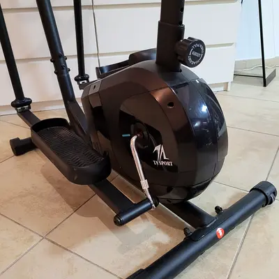 TA Sports Magnetic Elliptical Cross Trainer With Seat, Black, YK-CT1901BA