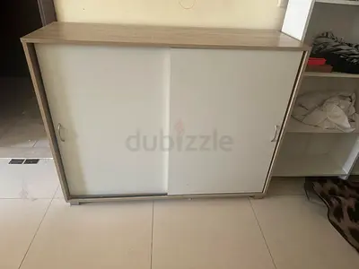 SHOE STORAGE CABINET WITH SLIDING DOORS – ONLY AED 200!