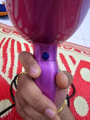 Compact pink hair dryer - used, working condition