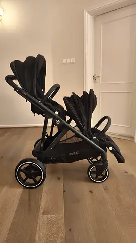 CYBEX - e-Gazelle S - Double stroller for two children – one in front of the other. Multiple configs