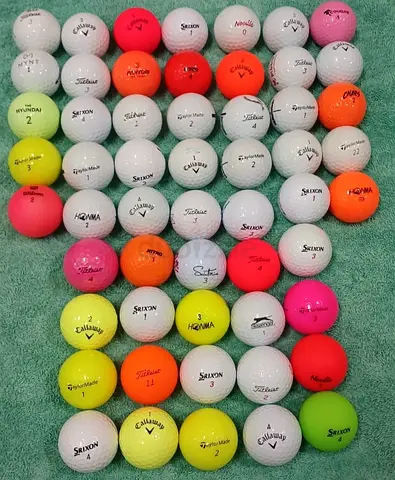 MIXED BRAND & COLOUR GOLF BALLS – GREAT VALUE