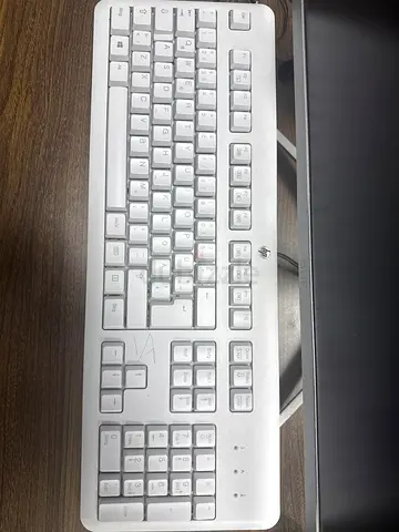 24-inch monitor with wired keyboard and mouse - used set