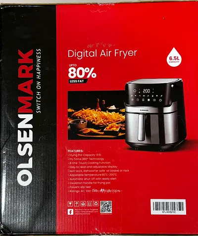 Olsenmark Digital Air Fryer 6\.5L – Brand New, Unopened Box