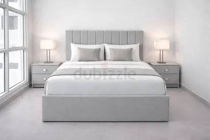 Grey Brand New king size bed storage bed good quality king bed strong