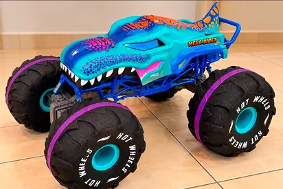 Hot Wheels Mega Wrex Monster Truck - Large Foam Wheels,MISSING REMOTE