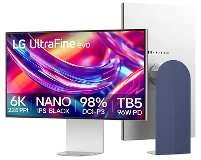 LG UltraFine evo 32U990A-S is a 32-inch professional 6K monitor designed for content creators, v