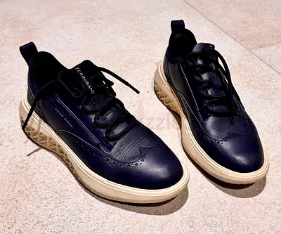 Cole Haan Zerogrand Wingtip Sneakers - Navy Leather, Men's US 8.5 EU 41.5