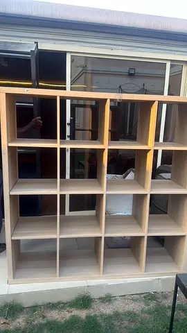 IKEA KALLAX Large Wooden Cube Storage Shelving Unit - 4x4 Compartments