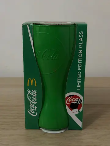 Limited Edition Green Coca-Cola Glass (McDonald's) - New in Box