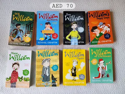 Set of 8 'William' Books by Richmal Crompton – Complete Kids Collection