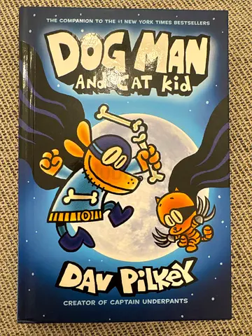 Dog Man and Cat Kid by Dav Pilkey - paperback (Kid's Graphic Novel)