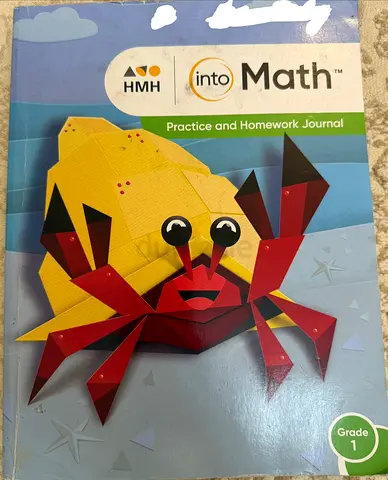 HMH Into Math Practice and Homework Journal - Grade 1