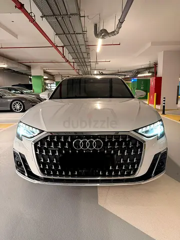 2023 Audi A8 L 55 TFSI | GCC | Fully Loaded S-Line | Extended Al Naboodah Warranty | Accident-Free |