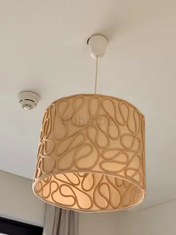 IKEA Vingmast Rope Pattern Pendant Shade – Beige 42cm