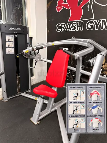 Life fitness 3 in 1 chest press, incline press and shoulder press