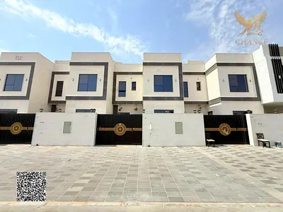 4 bedrooms, 3 living rooms, a majlis and a dining room. Ground floor, first floor, and roof.
