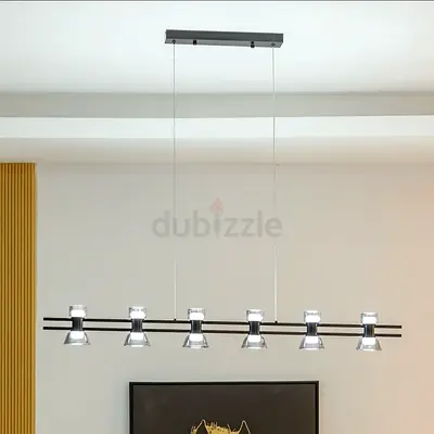 For Sale – Danube Home Porto LED Chandelier (Black / Glass)  Brand new, still in the original box.