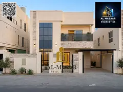 A villa with excellent finishes and a spacious layout, located in one of Ajman's most prestigious ar