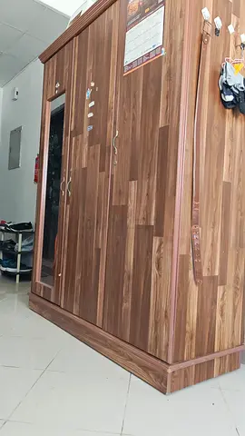 3-door wooden wardrobe / armoire in good condition