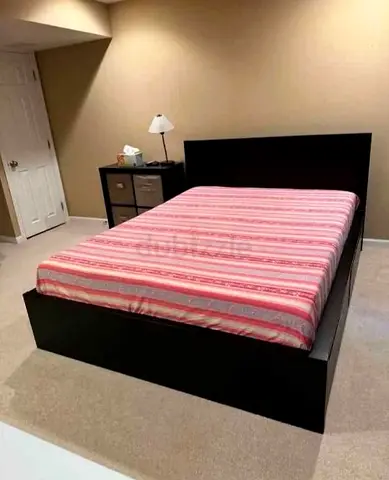 Ikea King Size Bed with Mattress Available in Perfect Condition