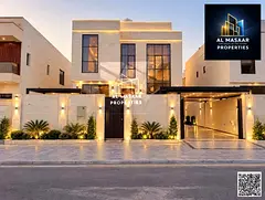 Luxury-designed villa with high-end custom finishes and a rooftop terrace; registration and ownershi