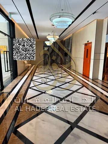 One-bedroom apartment with a living room in Al Jurf 3 behind the Chinese market, master bedroom, two bathrooms, and a balcony, spacious and excellentl