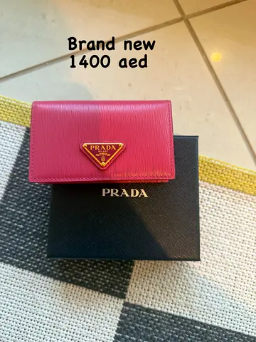 Authentic Brand New Prada Flap Card Holder
