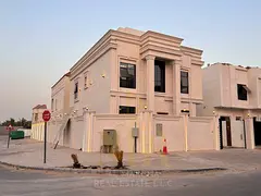 Corner villa in Al Helio 2; built-up area of ​​3,850 sq. ft. featuring two floors and a roof ter