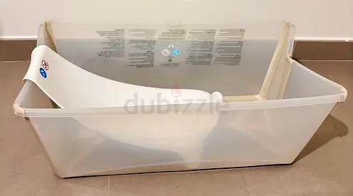 Stokke Flexi Bath with Newborn Insert - Foldable Baby Bath Tub
