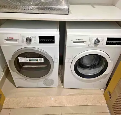 Bosch series 6 front-load washer and dryer set - used, good condition