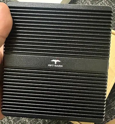 RiftRaven micro firewall, 4 Ethernet ports, OPNsense preinstalled