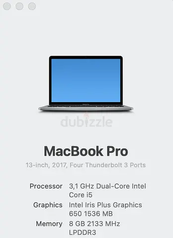 MacBook Pro 13-inch 2017