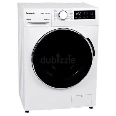 Panasonic 9kg Front Loading Washing Machine (White), NA-18MG1WAE