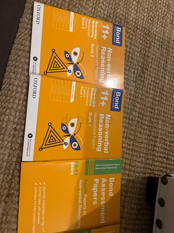 Bond 11+ Non-verbal Reasoning Assessment Papers (Books 1 & 2) + Additional Papers - Oxford