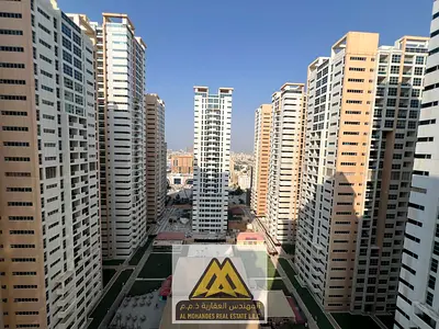 For Sale in Ajman One Towers | 2BR, 1,616 Sq. Ft. with Full Garden View | AED 620K Final Price