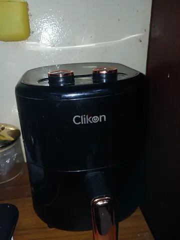 Clikon Electric Air fryer 1.7L, Black (Used)