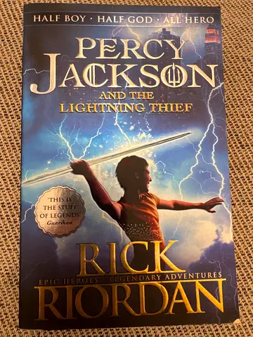 Percy Jackson and the Lightning Thief by Rick Riordan - Paperback