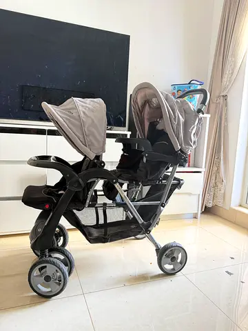 Double/twin stroller in good used condition