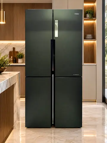 Haier 4 door french fridge with down freezer