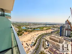 High-Floor 1BR | Golf Gate | Balcony & Park View