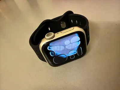 Apple Watch Series 9  Nike 41mm (Silver Aluminum) with Pride Sport Band - Good Condition
