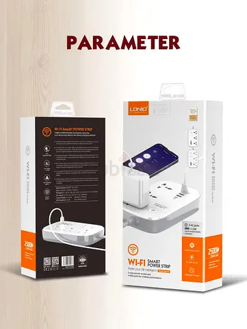 Wi‑Fi Smart Power Strip with USB Charging Ports