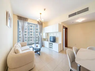 Fully Furnished | 1 Bed Plus Study Room| Burj View