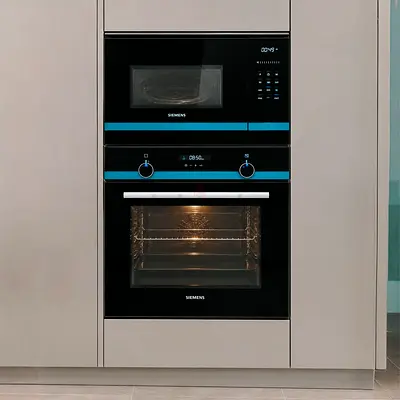 Siemens iQ500 Built-In electric Oven 60 cm and Microwave Set – German Quality