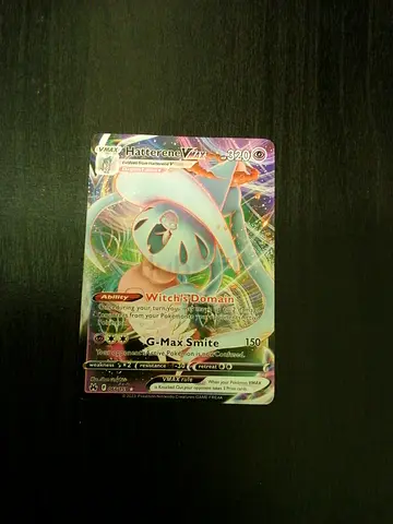 Pokémon VMAX Hatterene Holo Rare Trading Card