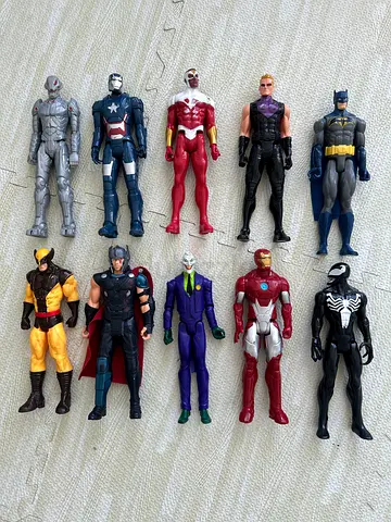 Marvel & DC Superhero Action Figure Collection – Complete Set