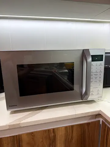 Panasonic Countertop Microwave - Stainless Steel, Good Condition